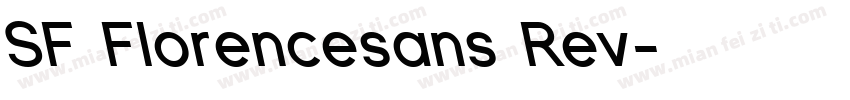 SF Florencesans Rev字体转换
